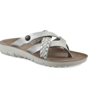 NWT cliffs by white mountain women’s bongo flat sandals size 8